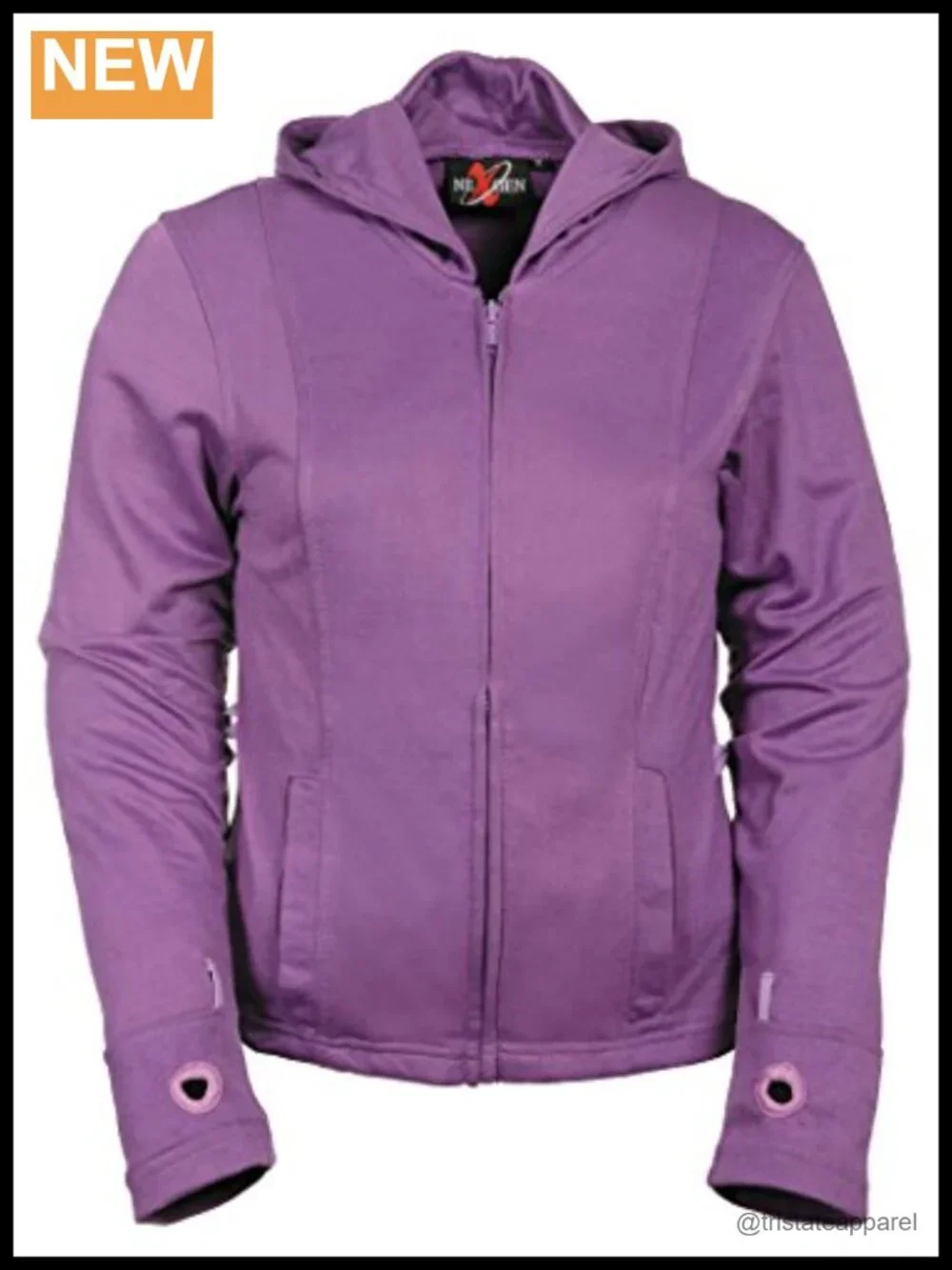 NexGen Women's Nylon Twill Fleece Jacket 3/4 Zip Out Liner Reflective